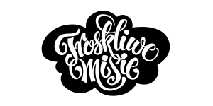 Logo Troskliwe Misie - wersja czarno-biała Troskliwe Misie